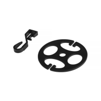 Накидка на переднее сиденье авто 140&times;50 см, искусственный мех, черный