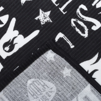 Фартук Доляна Rock'n'roll, 60 &times; 70 см, рогожка, хлопок 100 %, 160 г/м&sup2;