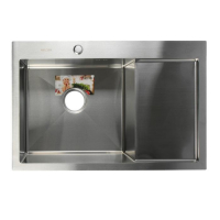 Мойка кухонная AFLORN AF97851-L, врезная, левая, S=3,0 и 0,8 мм, 78х51х22 см, сифон, сатин Мойка кухонная AFLORN AF97851-L, врезная, левая, S=3,0 и 0,8 мм, 78х51х22 см, сифон, сатин