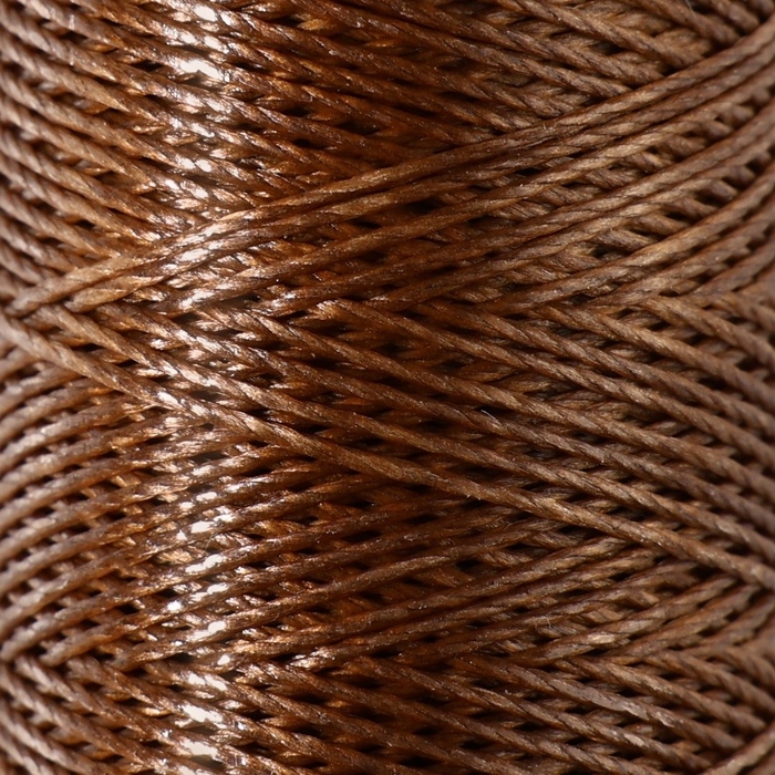 Нитки вощёные, круглые, 300D/3, 0,35 мм, 60 ± 2 м, цвет коричневый Нитки вощёные, круглые, 300D/3, 0,35 мм, 60 ± 2 м, цвет коричневый
