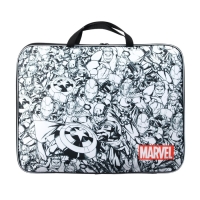 Папка для черчения и рисунков А3, 470х350х20 мм с ручками, текстильная,Мстители