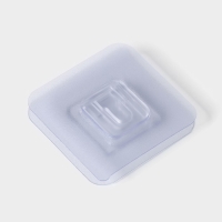 Крючки держатели двойные самоклеящиеся, набор 10 пар, 5,7×5,7×1см, цвет прозрачный Крючки держатели двойные самоклеящиеся, набор 10 пар, 5,7×5,7×1см, цвет прозрачный