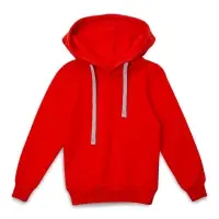 Толстовка с капюшоном детская Kirenga Kids, красная, 6 лет