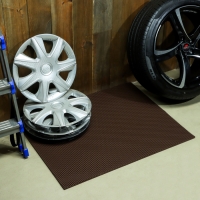 Коврик eva универсальный Grand Caratt, Соты 67 х 82 см, коричневый Коврик eva универсальный Grand Caratt, Соты 67 х 82 см, коричневый