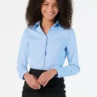 Рубашка женская с длинным рукавом Eden 140 белая, размер M