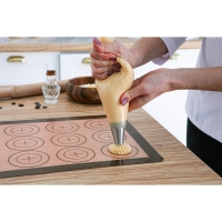 Силиконовый коврик для макаронс армированный &laquo;Макарон. Плюс&raquo;, 42&times;29,5 см