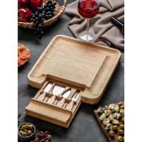 Набор для подачи сыра &laquo;Маасдам&raquo;, 4 ножа, бамбук