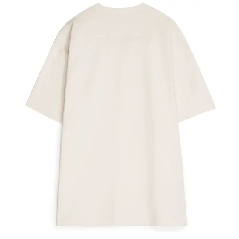 Футболка оверсайз унисекс Sideline, молочно-белая, размер XS/S