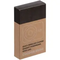 Магнитный беспроводной аккумулятор Cooper Ergo 5000 мАч, темно-серый Магнитный беспроводной аккумулятор Cooper Ergo 5000 мАч, темно-серый