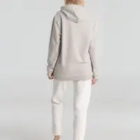 Толстовка с капюшоном унисекс Hoodie, дымчато-серая, размер S