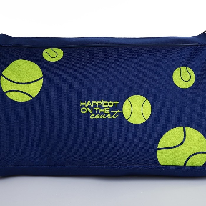 Сумка спорт Сумка спорт "Теннис", 40*24*21, отд на молнии, синий