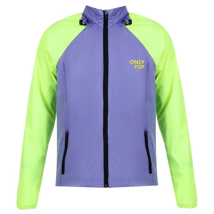 Ветровка ONLYTOP унисекс с сумкой purple, р. 50