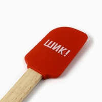 Набор подарочный Доляна "Жить красиво": варежка-прихватка, лопатка силикон Набор подарочный Доляна "Жить красиво": варежка-прихватка, лопатка силикон