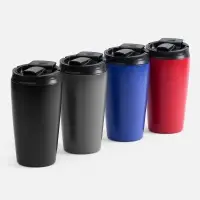 Термостакан с двумя поильниками Duetta, синий Термостакан с двумя поильниками Duetta, синий