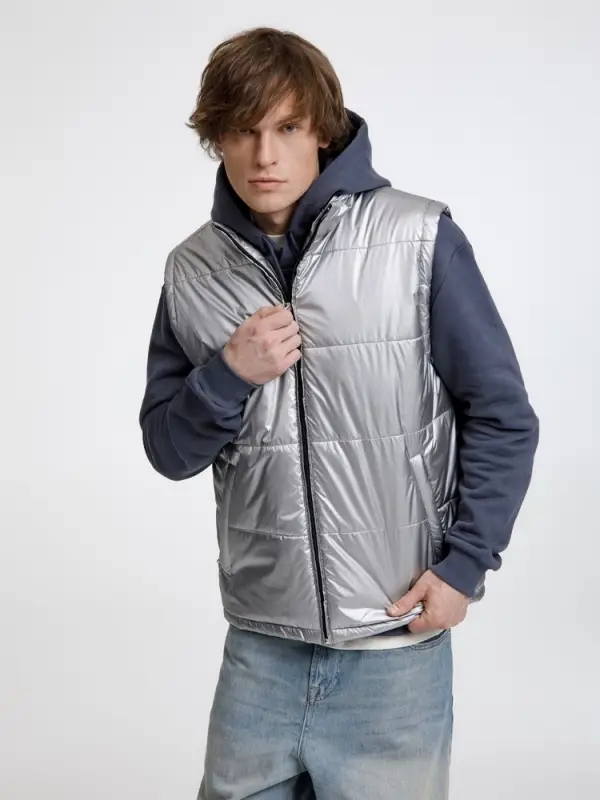 Жилет Kama серебристый, размер S