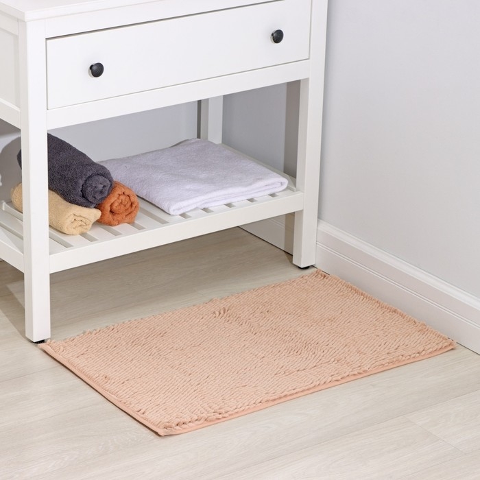 Коврик для дома Доляна «Букли длинные», 50×80 см, цвет бежевый, длина букли 2 см Коврик для дома Доляна «Букли длинные», 50×80 см, цвет бежевый, длина букли 2 см