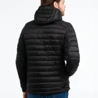 Куртка компактная мужская Stavanger черная с серым, размер XXL