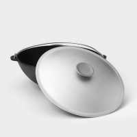 Казан чугунный Wild Kitchen &laquo;Туризм&raquo;, 8 л, d=36 см, лопатка и губка в комплекте