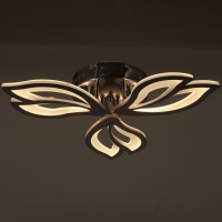 Люстра ГАЛЛОП светодиодная Листопад 60Вт LED 2700-4200К хром 58х58х9,5см Люстра ГАЛЛОП светодиодная Листопад 60Вт LED 2700-4200К хром 58х58х9,5см