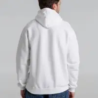 Толстовка с капюшоном Slam 320, белая, размер XL