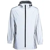 Парка Manifest из светоотражающей ткани, серая, размер M/L