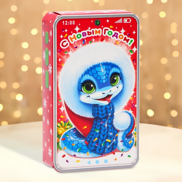 Подарочная коробка новогодняя Василёк 12,7 х 4,5 х 21,5 см Подарочная коробка новогодняя Василёк 12,7 х 4,5 х 21,5 см