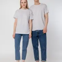 Футболка Regent 150 светло-серый меланж, размер M