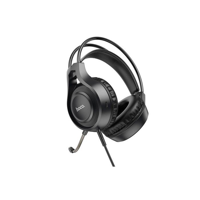Наушники Hoco W106, игровые, проводные, накладные, микрофон, 1.8 м, чёрные Наушники Hoco W106, игровые, проводные, накладные, микрофон, 1.8 м, чёрные