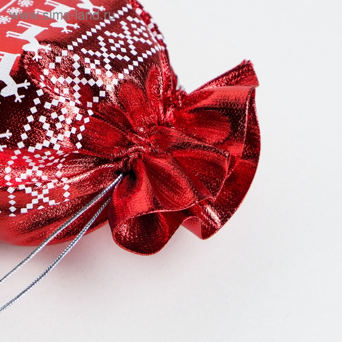 Мешочек подарочный парча «С Новым годом», 16 х 24 см +/- 1.5 см, Новый год Мешочек подарочный парча «С Новым годом», 16 х 24 см +/- 1.5 см, Новый год