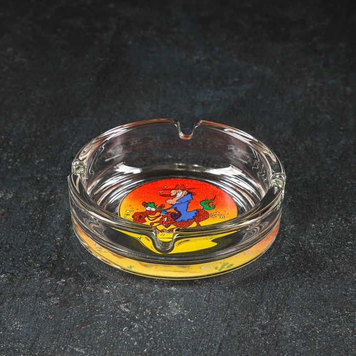 Набор &laquo;Приколы&raquo;, 2 бокала для пива 300 мл, пепельница