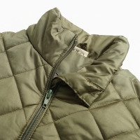 Куртка детская стеганая, цвет хаки, рост 98 см