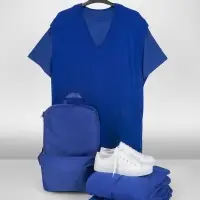 Поясная сумка W1, синяя