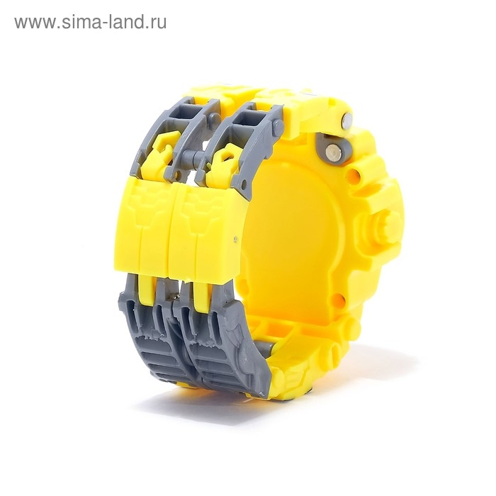 Робот «Часы», трансформируется, с индикацией времени, цвет жёлтый Робот «Часы», трансформируется, с индикацией времени, цвет жёлтый