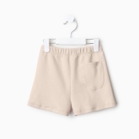 Костюм детский (свитшот, шорты) MINAKU, цвет бежевый, рост 116 см Костюм детский (свитшот, шорты) MINAKU, цвет бежевый, рост 116 см