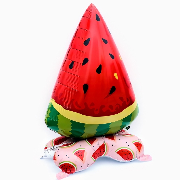 Шар фольгированный 48" &laquo;Арбуз&raquo;, на подставке, под воздух