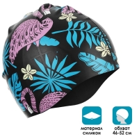 Шапочка для плавания детская ONLITOP «Фламинго», силиконовая, обхват 46-52 см Шапочка для плавания детская ONLITOP «Фламинго», силиконовая, обхват 46-52 см