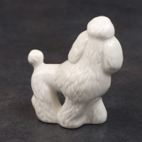 Статуэтка фарфоровая «Пудель белый», 10 см Статуэтка фарфоровая «Пудель белый», 10 см