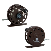 Катушка инерционная, металл, 2 подшипника, диаметр 5.5 см, цвет темно-коричневый, TL55A Катушка инерционная, металл, 2 подшипника, диаметр 5.5 см, цвет темно-коричневый, TL55A