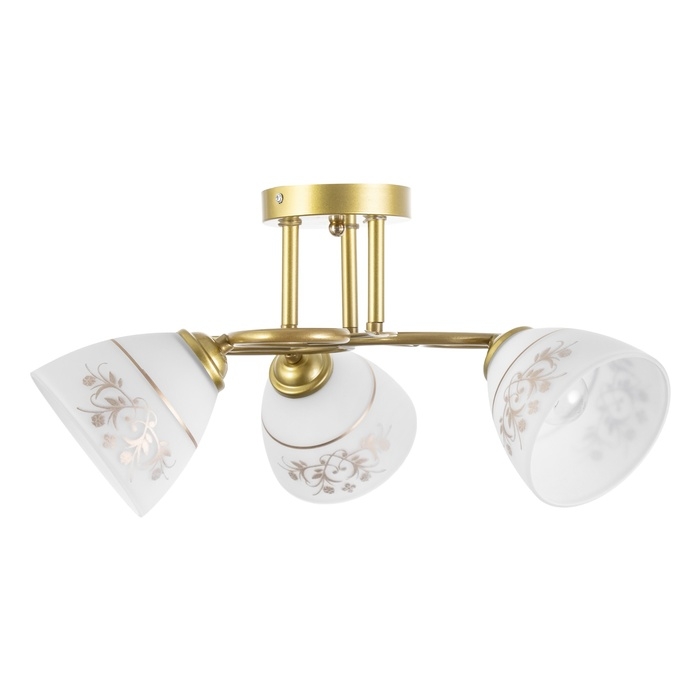 Люстра "Элора" 3хЕ27 40Вт золото 58х26 см