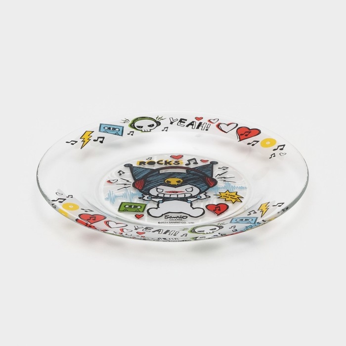 Набор стеклянной посуды «Куроми. Рок», 3 предмета Набор стеклянной посуды «Куроми. Рок», 3 предмета