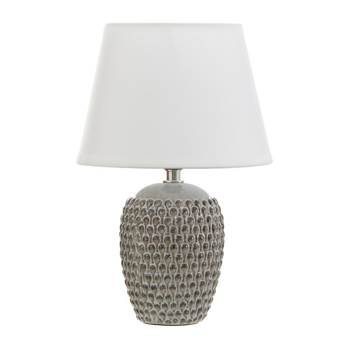 Настольная лампа Настольная лампа "Пина" Е14 40Вт светло-серый 17,5х17,5х26 см RISALUX