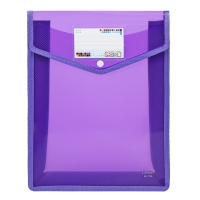 Папка-конверт на кнопке А4, 500 мкр, с расширением, вертикальная, карман для визиток, МИКС Папка-конверт на кнопке А4, 500 мкр, с расширением, вертикальная, карман для визиток, МИКС