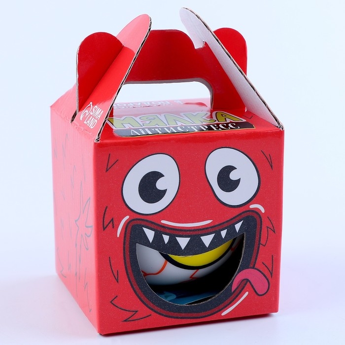 Хэллоуин. Антистресс сквиш мялка «Глазки», с наклейками, цвета МИКС Хэллоуин. Антистресс сквиш мялка «Глазки», с наклейками, цвета МИКС