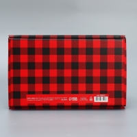 Коробка подарочная новогодняя складная &laquo;С Новым годом!&raquo;, 25.5 х 15 х 4 см, Новый год