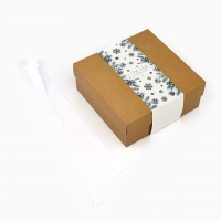 Коробка подарочная новогодняя складная &laquo;Счастья в Новом году&raquo;, тиснение, 20 х 20 х 8 см, Новый год