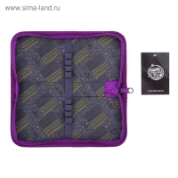 Пенал 1 секция, 90 х 195 х 25 мм, Calligrata "Бабочки неоновые", ламинированный картон