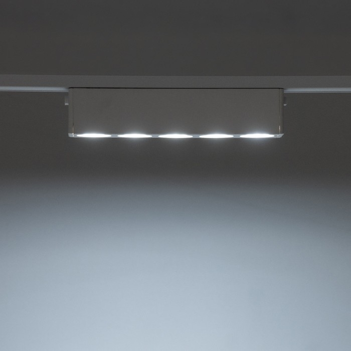 Светильник трековый ULTRA Светильник трековый ULTRA "Линза" LED 6Вт 3000K-5700К CRI90 белый 12,2х2,6х2,4см