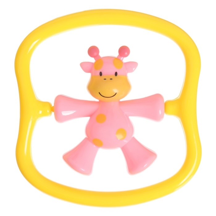 Погремушка &laquo;Жирафик&raquo; цвет розовый, Крошка Я
