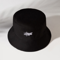 Панама двусторонняя MINAKU с надписями, цвет чёрный, размер 58 Панама двусторонняя MINAKU с надписями, цвет чёрный, размер 58