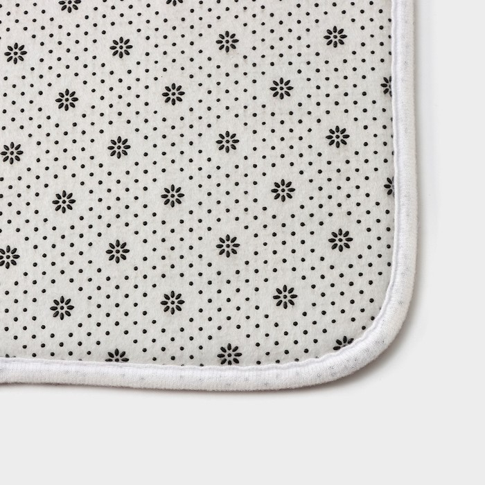 Коврики для ванной и туалета Доляна &laquo;На пляже&raquo;, 2 шт: 40&times;45, 45&times;75 см